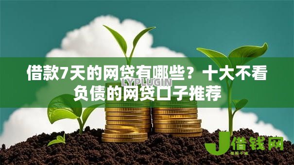 借款7天的网贷有哪些？十大不看负债的网贷口子推荐