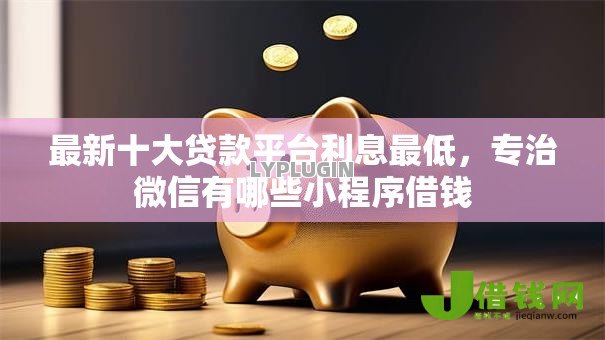 最新十大贷款平台利息最低，专治微信有哪些小程序借钱