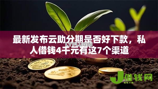 最新发布云助分期是否好下款，私人借钱4千元有这7个渠道