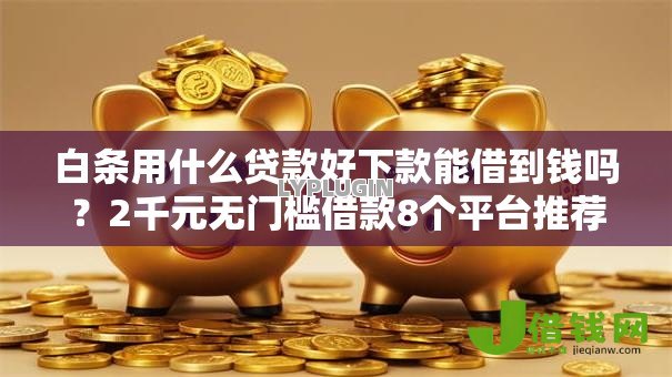 白条用什么贷款好下款能借到钱吗？2千元无门槛借款8个平台推荐