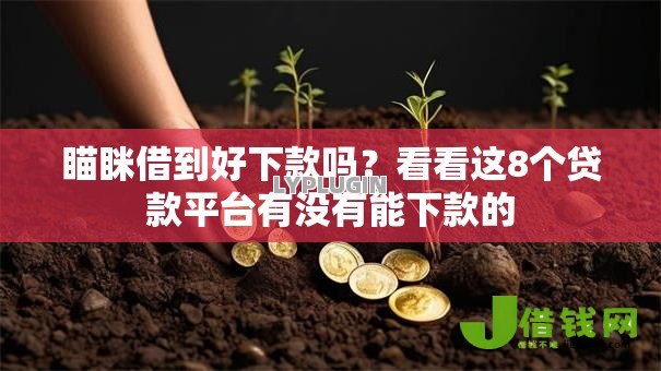 瞄眯借到好下款吗？看看这8个贷款平台有没有能下款的