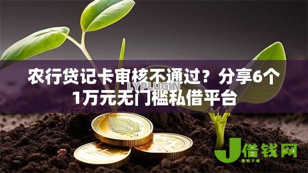 农行贷记卡审核不通过？分享6个1万元无门槛私借平台