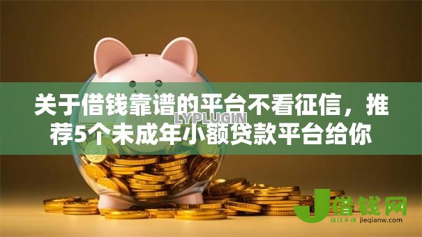 关于借钱靠谱的平台不看征信，推荐5个未成年小额贷款平台给你