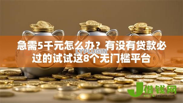 急需5千元怎么办?有没有贷款必过的试试这8个无门槛平台 急需5千元怎么办?有没有贷款必过的试试这8个无门槛平台