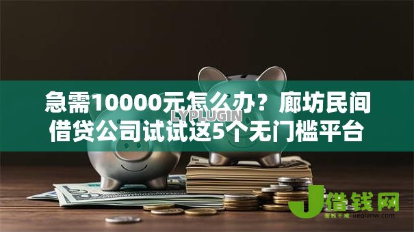 急需10000元怎么办？廊坊民间借贷公司试试这5个无门槛平台