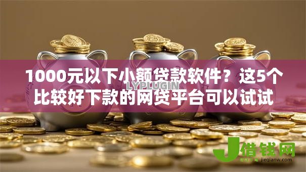1000元以下小额贷款软件？这5个比较好下款的网贷平台可以试试