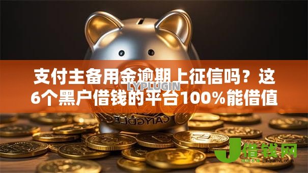 支付主备用金逾期上征信吗？这6个黑户借钱的平台100%能借值得一试