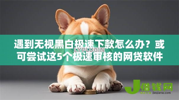 遇到无视黑白极速下款怎么办？或可尝试这5个极速审核的网贷软件