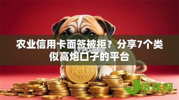 农业信用卡面签被拒?分享7个类似高炮口子的平台 农业信用卡面签被拒?分享7个类似高炮口子的平台