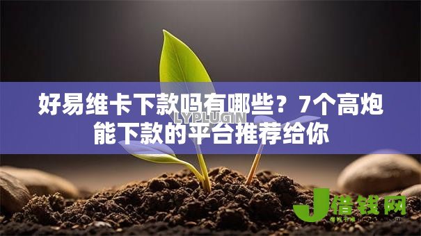 好易维卡下款吗有哪些?7个高炮能下款的平台推荐给你 好易维卡下款吗有哪些?7个高炮能下款的平台推荐给你