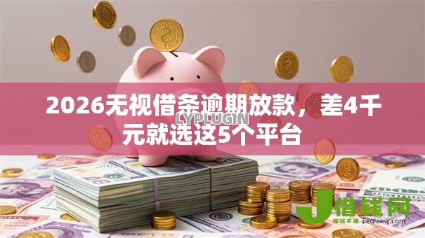 2026无视借条逾期放款,差4千元就选这5个平台 2026无视借条逾期放款,差4千元就选这5个平台