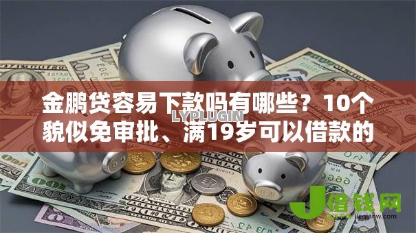 金鹏贷容易下款吗有哪些？10个貌似免审批、满19岁可以借款的软件合集