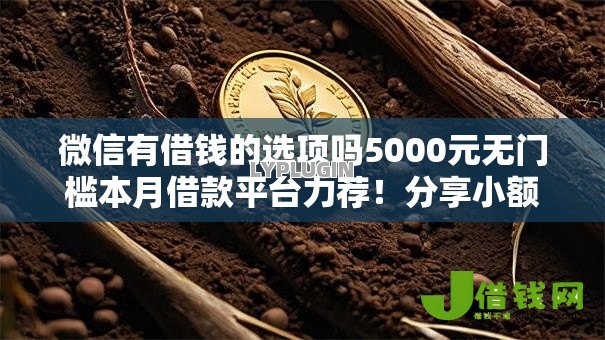 微信有借钱的选项吗5000元无门槛本月借款平台力荐！分享小额网贷口子5000元无门槛借款