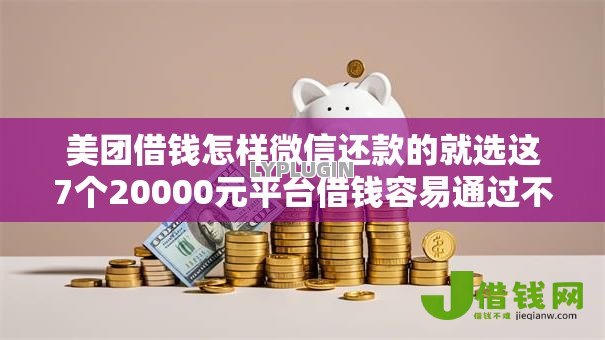 美团借钱怎样微信还款的就选这7个20000元平台借钱容易通过不看征信
