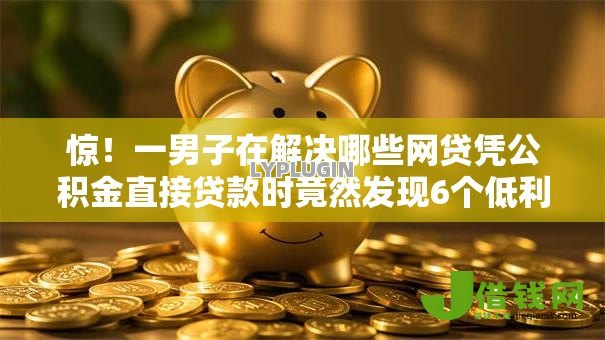 惊!一男子在解决哪些网贷凭公积金直接贷款时竟然发现6个低利率的贷款软件,事后分享了出来 惊!一男子在解决哪些网贷凭公积金直接贷款时竟然发现6个低利率的贷款软件,事后分享了出来