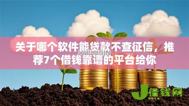 关于哪个软件能贷款不查征信,推荐7个借钱靠谱的平台给你 关于哪个软件能贷款不查征信,推荐7个借钱靠谱的平台给你