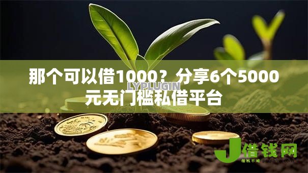 那个可以借1000?分享6个5000元无门槛私借平台 那个可以借1000?分享6个5000元无门槛私借平台