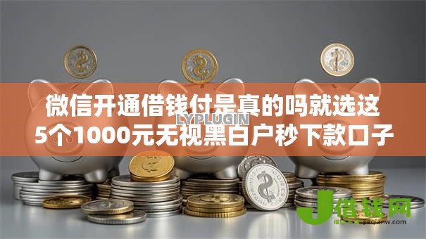 微信开通借钱付是真的吗就选这5个1000元无视黑白户秒下款口子软件