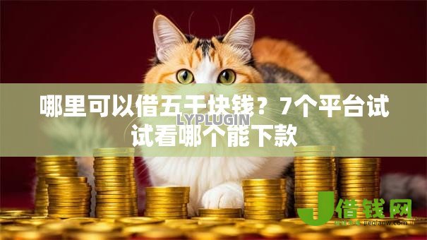 哪里可以借五干块钱？7个平台试试看哪个能下款