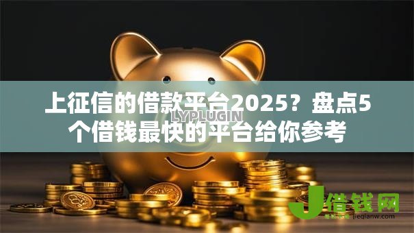 上征信的借款平台2025？盘点5个借钱最快的平台给你参考