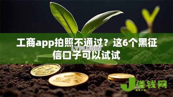 工商app拍照不通过?这6个黑征信口子可以试试 工商app拍照不通过?这6个黑征信口子可以试试