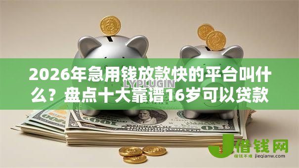 2026年急用钱放款快的平台叫什么？盘点十大靠谱16岁可以贷款的平台