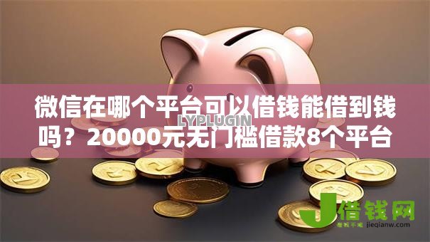 微信在哪个平台可以借钱能借到钱吗？20000元无门槛借款8个平台推荐