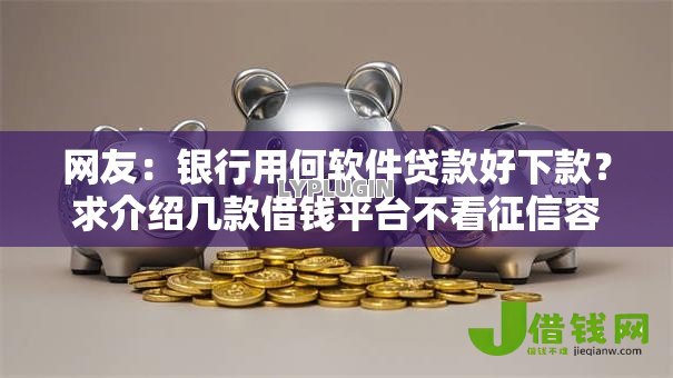 网友：银行用何软件贷款好下款？求介绍几款借钱平台不看征信容易通过的口子