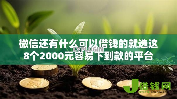 微信还有什么可以借钱的就选这8个2000元容易下到款的平台 微信还有什么可以借钱的就选这8个2000元容易下到款的平台
