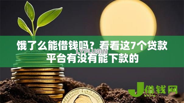 饿了么能借钱吗？看看这7个贷款平台有没有能下款的