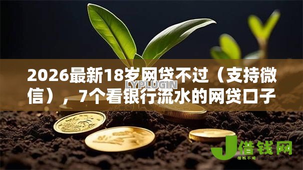 2026最新18岁网贷不过(支持微信),7个看银行流水的网贷口子无私分享 2026最新18岁网贷不过(支持微信),7个看银行流水的网贷口子无私分享