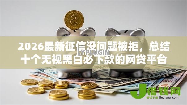 2026最新征信没问题被拒，总结十个无视黑白必下款的网贷平台！