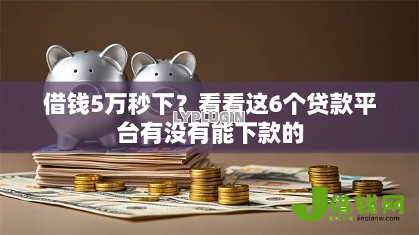 借钱5万秒下？看看这6个贷款平台有没有能下款的