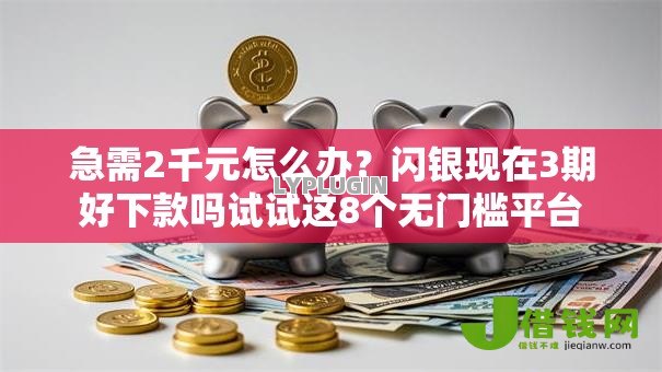 急需2千元怎么办?闪银现在3期好下款吗试试这8个无门槛平台 急需2千元怎么办?闪银现在3期好下款吗试试这8个无门槛平台