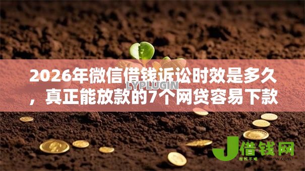 2026年微信借钱诉讼时效是多久，真正能放款的7个网贷容易下款的平台推荐