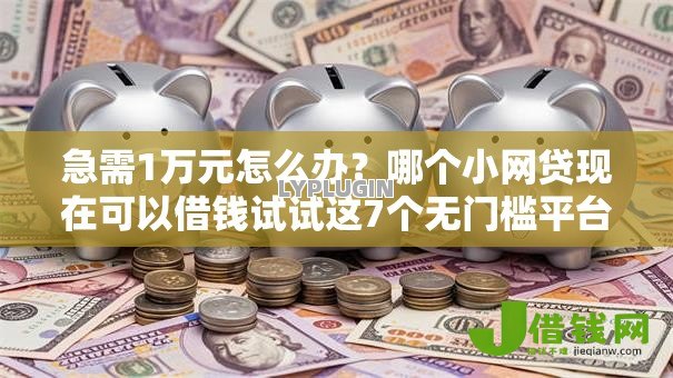 急需1万元怎么办？哪个小网贷现在可以借钱试试这7个无门槛平台
