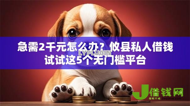 急需2千元怎么办?攸县私人借钱试试这5个无门槛平台 急需2千元怎么办?攸县私人借钱试试这5个无门槛平台