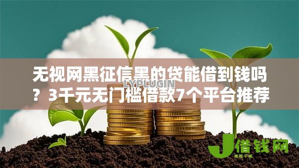 无视网黑征信黑的贷能借到钱吗？3千元无门槛借款7个平台推荐