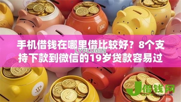 手机借钱在哪里借比较好？8个支持下款到微信的19岁贷款容易过审批的app