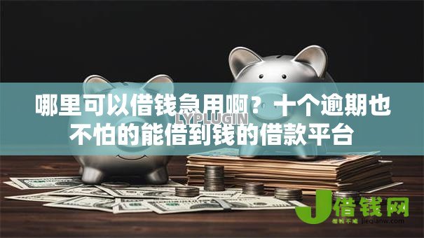 哪里可以借钱急用啊？十个逾期也不怕的能借到钱的借款平台