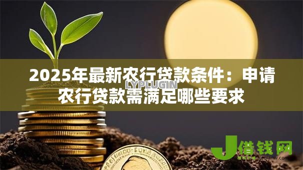 2025年最新农行贷款条件:申请农行贷款需满足哪些要求 2025年最新农行贷款条件:申请农行贷款需满足哪些要求