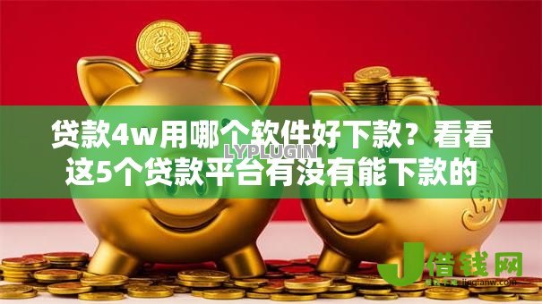 贷款4w用哪个软件好下款?看看这5个贷款平台有没有能下款的 贷款4w用哪个软件好下款?看看这5个贷款平台有没有能下款的