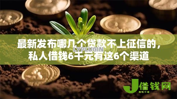 最新发布哪几个贷款不上征信的,私人借钱6千元有这6个渠道 最新发布哪几个贷款不上征信的,私人借钱6千元有这6个渠道