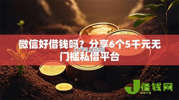 微信好借钱吗？分享6个5千元无门槛私借平台