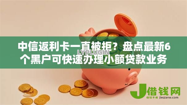 中信返利卡一直被拒？盘点最新6个黑户可快速办理小额贷款业务的口子