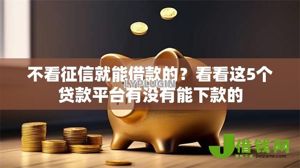 不看征信就能借款的?看看这5个贷款平台有没有能下款的 不看征信就能借款的?看看这5个贷款平台有没有能下款的
