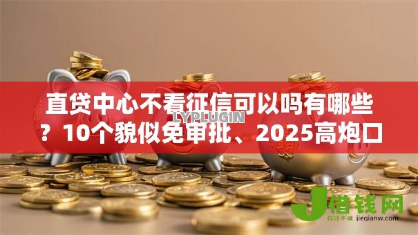 直贷中心不看征信可以吗有哪些？10个貌似免审批、2025高炮口子秒下款免审核合集