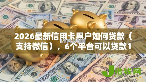 2026最新信用卡黑户如何贷款(支持微信),6个平台可以贷款10万无私分享 2026最新信用卡黑户如何贷款(支持微信),6个平台可以贷款10万无私分享