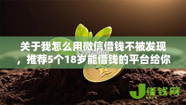 关于我怎么用微信借钱不被发现,推荐5个18岁能借钱的平台给你 关于我怎么用微信借钱不被发现,推荐5个18岁能借钱的平台给你