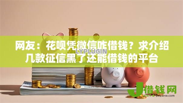 网友:花呗凭微信咋借钱?求介绍几款征信黑了还能借钱的平台 网友:花呗凭微信咋借钱?求介绍几款征信黑了还能借钱的平台